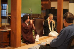 龍笛と篳篥による演奏